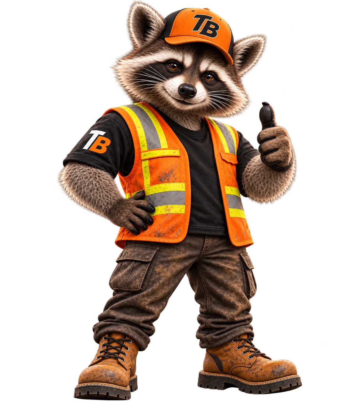 Trash Bandits junk removal mascot